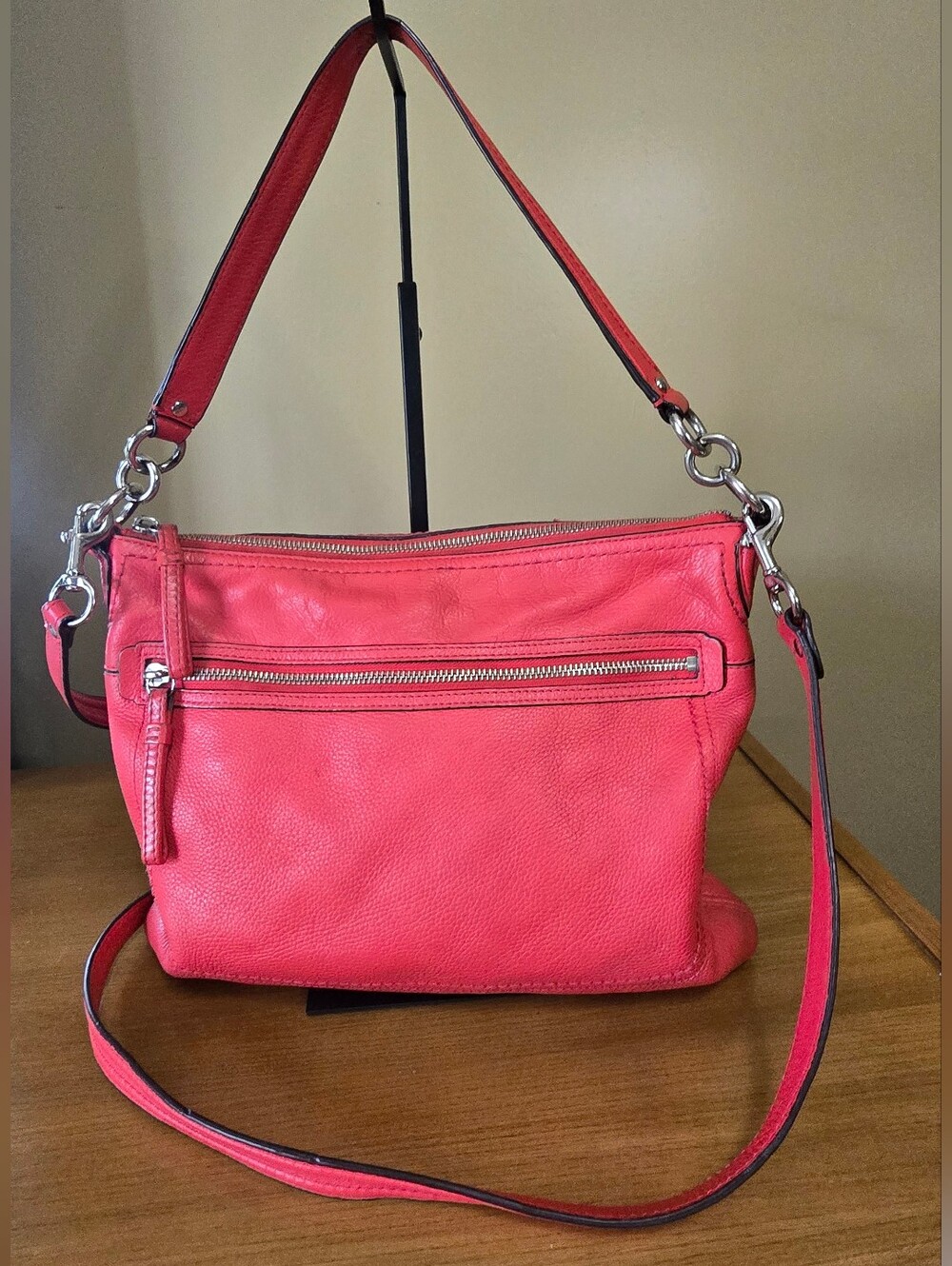 Coach Poppy Perri Hippie Crossbody Leather Bag M1394-22421M